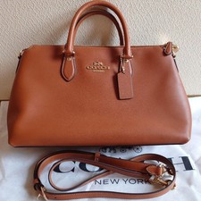 Coach Georgia Satchel Tote Bag Shoulder Bag FROM JAPAN