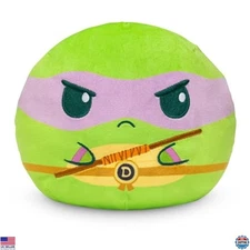 TeeTurtle 6" Donatello Reversible Plushie - TMNT Kawaii Soft Stuffed Animal