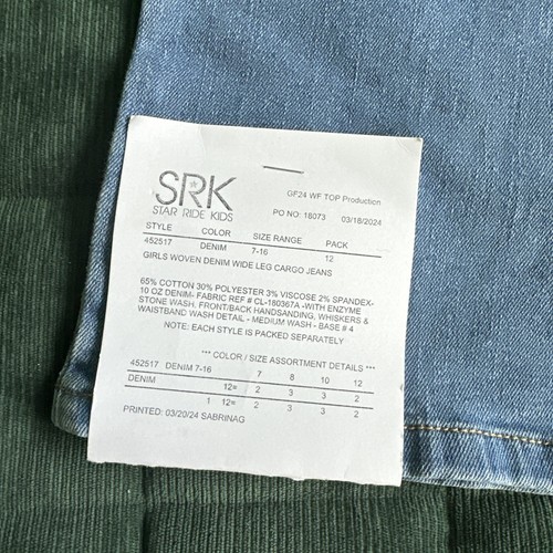 Wallflower Girl The Alexis Wide Leg Fit Girl's Jeans Size 10 NEW - Picture 11 of 11