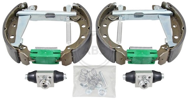 A.B.S. Bremsensatz Trommelbremse 111491 FüR Audi Seat 6X1 A2 8Z0 Lupo Arosa VW 1-image