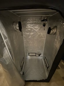 Indoor Grow Tent/personal sauna with mylar reflective surface