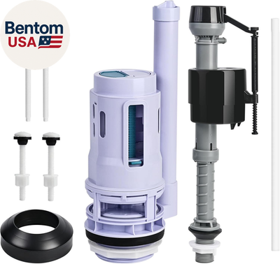 #ad 3 Inch Dual Flush Valve amp; Fill Valve Replacement Kit for 2 Piece Toilets Comple $60.00