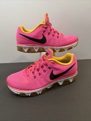 Nike Air Max TAILWIND 8 NEON PINK Mesh RUNNING Athletic Shoe Woman s Size-9.5