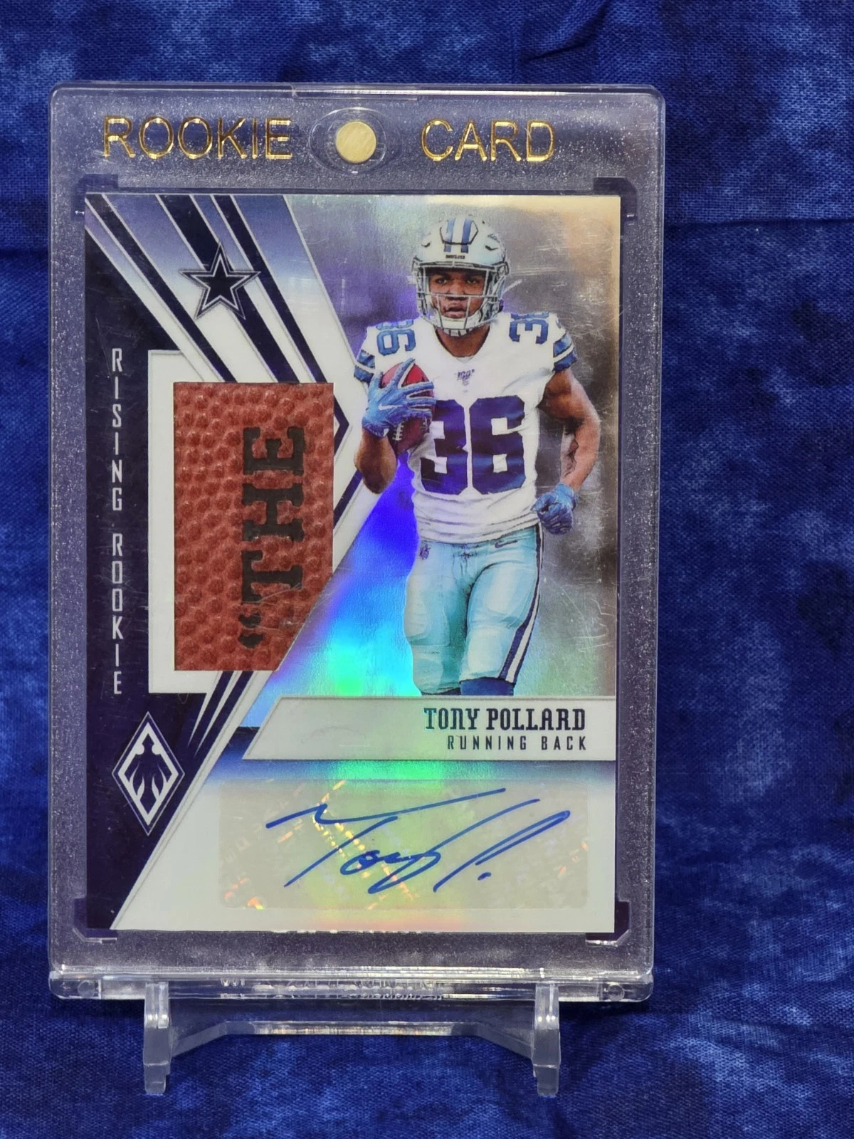 Tony Pollard Panini Phoenix Rising Rookie Material Signature #RRTP Base