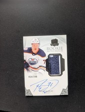 2020-21 UD The Cup Ryan McLeod TRUE RPA Rookie Patch Auto /249 BUFFALO SABRES