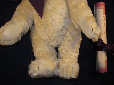 STEIFF Charlotte White Bear Hamleys Limited Edition ~ NEW with TAG