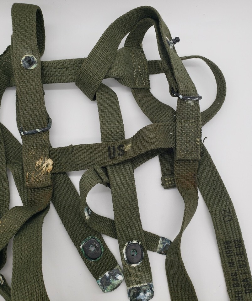 1962 US Military M-1956 Sleeping Bag Carrier Strap Assembly Vietnam War ...