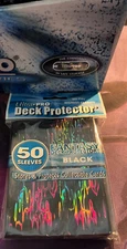2002 Ultra Pro Fantasy Deck Protectors Black 50 Standard Sleeves