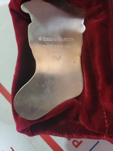 Reed &Barton Sterling Silver Baby’s First Christmas 2020 - Picture 4 of 4