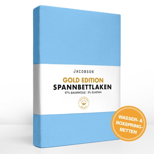 Drap-housse jersey lit à eau sommier drap-housse 200 g/m² GOLD EDITIO - Photo 17/40