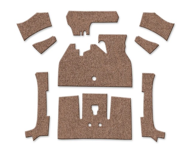 19711972 VW Super Beetle Convertible Front LOOP Oatmeal Carpet Set 9
