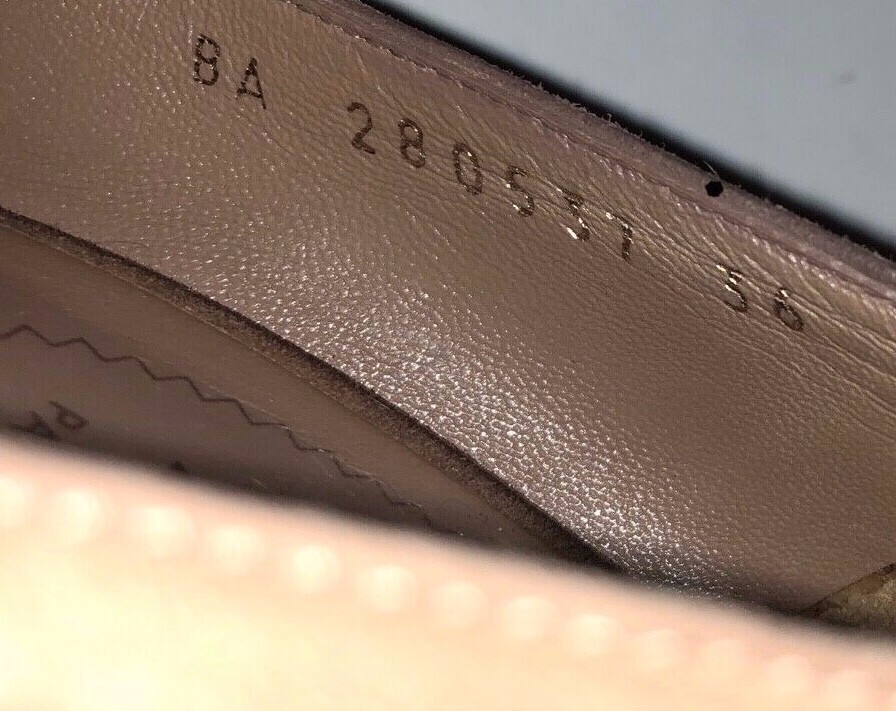 Decolte Yves Saint Laurent scamosciate marroni Mary Jane Palais platform Italia taglia 36