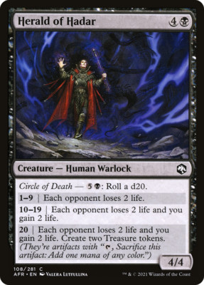 x4 Herald of Hadar AFR MTG 108/281 COMMON M/NM 4x