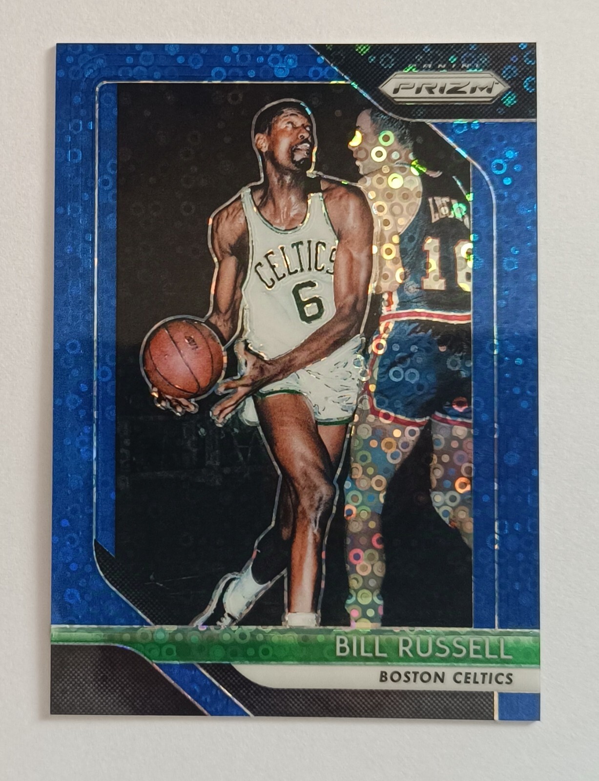 Bill Russell 2018-19 Panini Prizm  Fast Break Blue Disc prizm  110/175