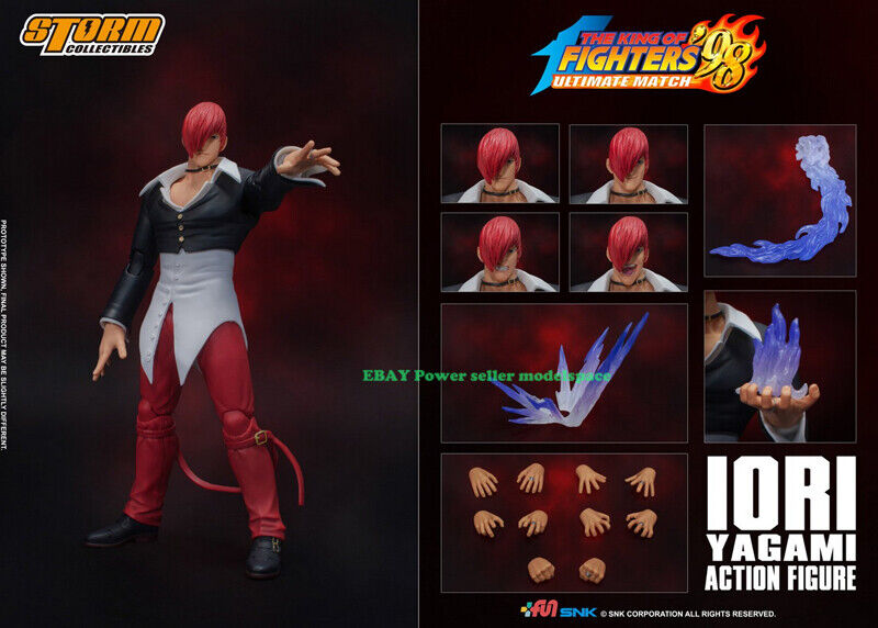 1/12 Storm Toys King of Fighters 98 Crazy Iori Yagami OROCHI Male Action  Figure