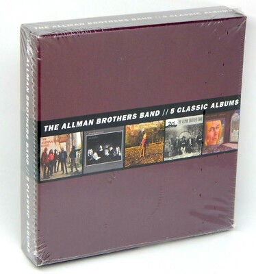 The Allman Brothers Band: 5 Classic Albums ~ Sealed 5-CD Box Set