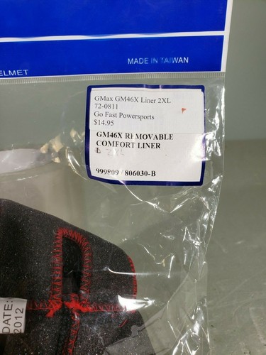 Gmax Helmet liner GM46X  XXL 72-0811 - Afbeelding 1 van 3