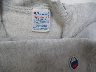 トップス 90s Champion Reverse Weave XXL Vintage 90's Champion Reverse Weave Hoodie Sweatshirt Navy