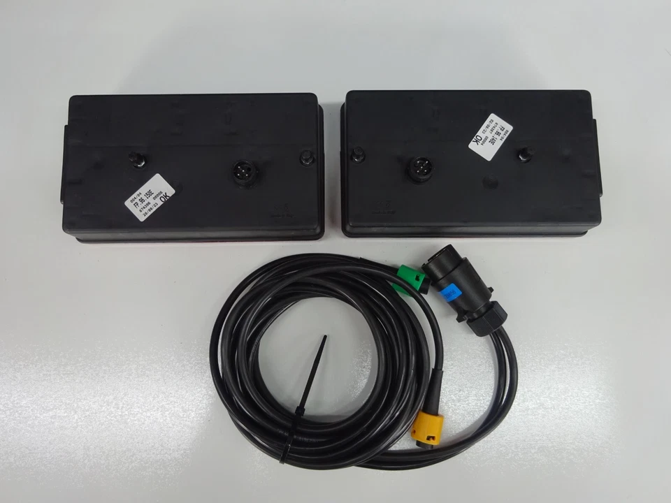 ERDE DAXARA TRAILER AJBA FP80 PLUG IN LIGHTING KIT WIRED LAMPS & 8 METER HARNESS - Image 2 of 2