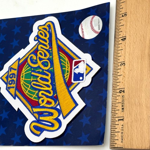 1997 MLB World Series Collector Patch Cleveland Indians vs Florida Marlins NEW - Picture 6 of 7
