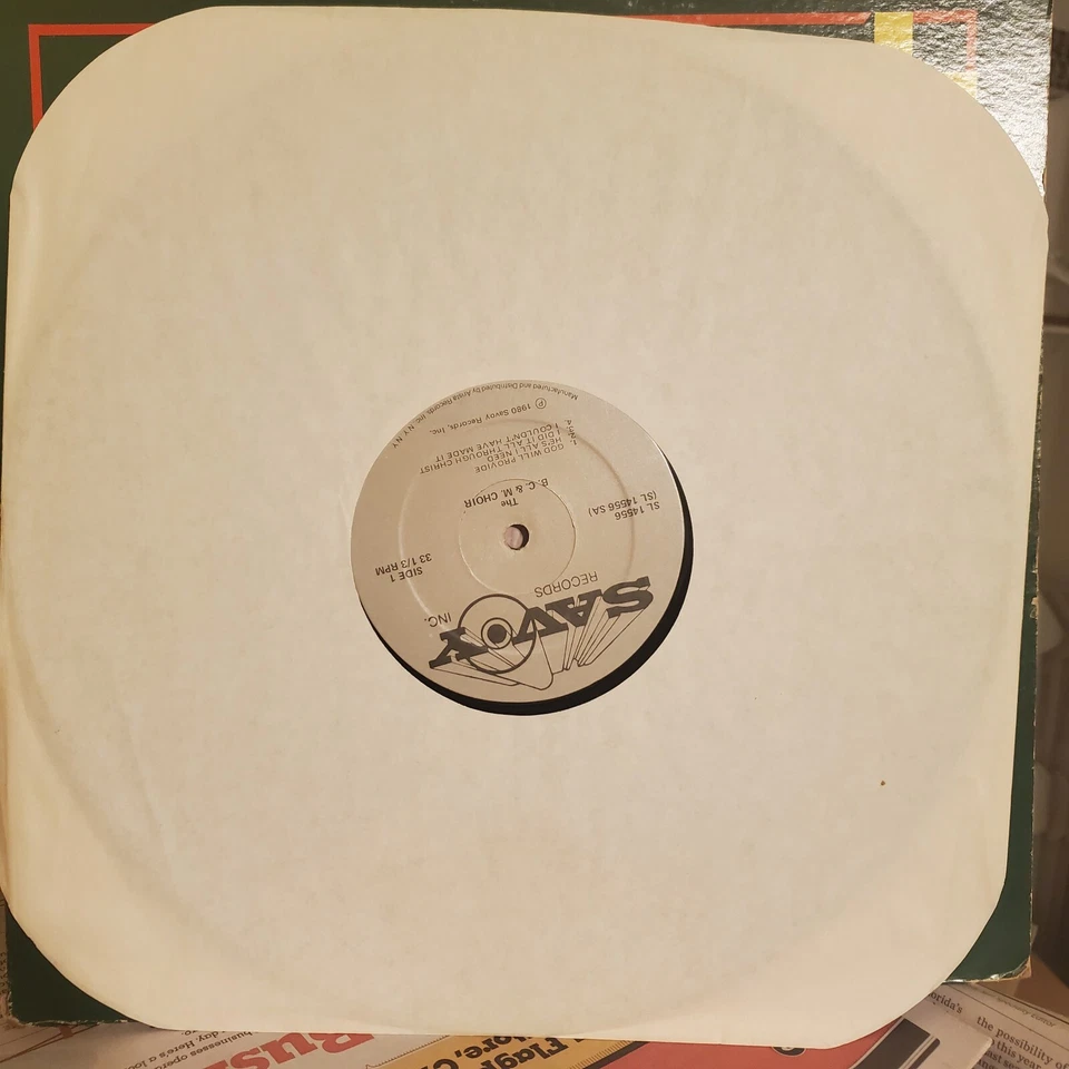 BC&M Mass Choir God Will Provide Vinyl LP NM Savoy 1990 Savoy Church Gospel  - Image 4 of 4