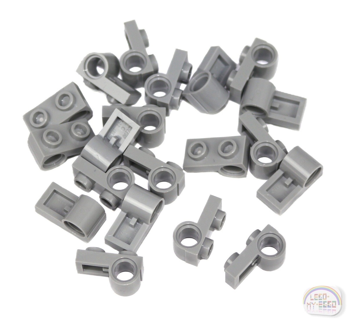 LEGO Technic 15-Pcs, 1x2 Plate w/ Pin Hole LBG New (EV3, 18677)