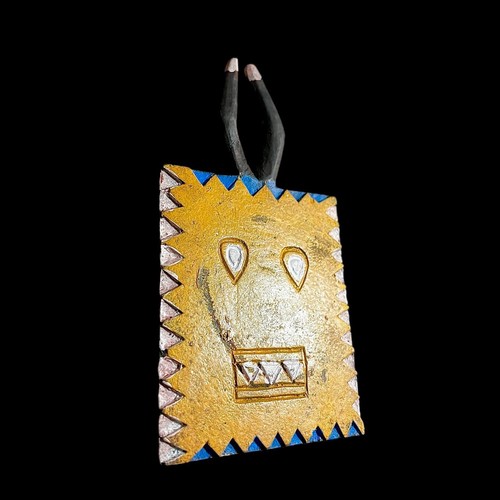 African Vintage Handcrafted Kplé Kplé Mask Antique Wooden Tribal Decor-G1121 - Picture 15 of 24