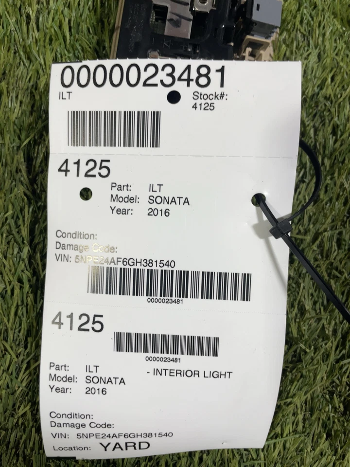 ✅ Lámpara de techo Hyundai Sonata 2016 OEM Foto 3 de 3