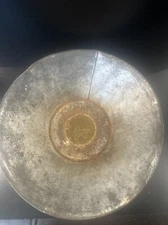 Primitive Antique Round Tin Sifter Wire Screen Separator Sieve