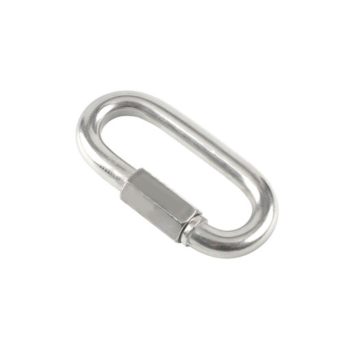 Quick Link Lock Carabiner Clips With Screw Lock Heavy Duty Stainless Steel Hooks - Picture 8 of 15
