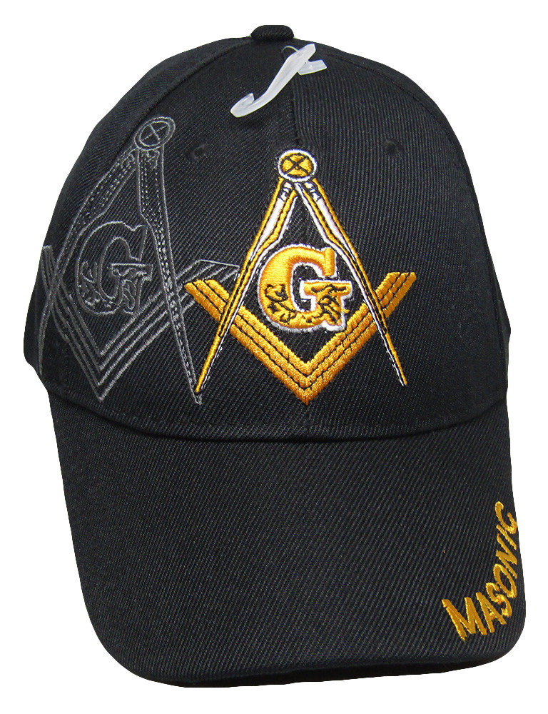 Berretto Da Baseball Moda Muratore Oro Quadrato Massonico