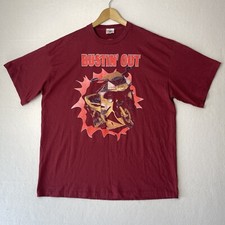 Vintage Bustin Out Street Bike T Shirt Men's Size XL Single Stitch Made In USA
