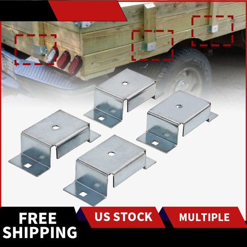 Utility Trailer Stake Pocket w/ Bottom for Flat Beds and Trucks Zinc Coated NEW - Imagen 1 de 5