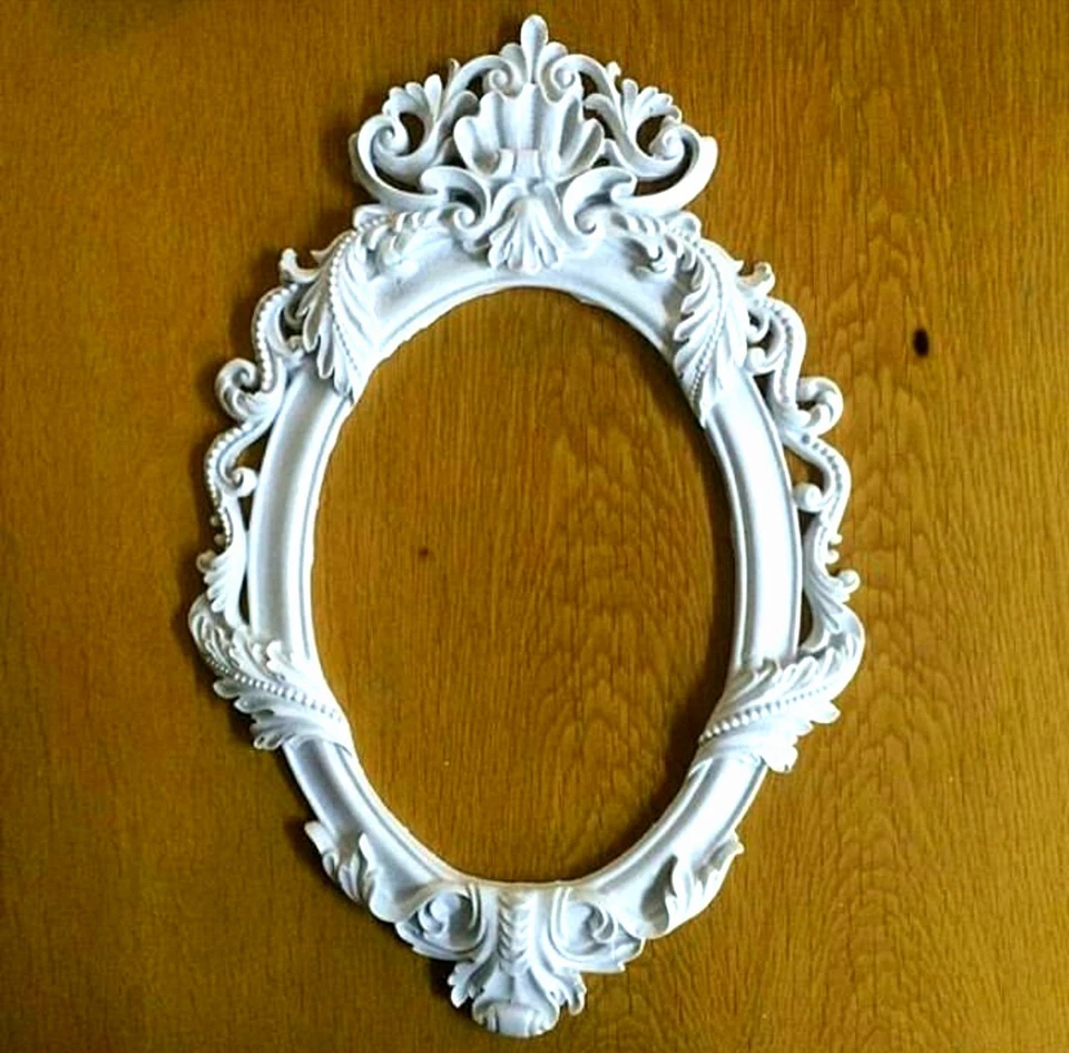 Moule Silicone Cadre Photo 45cm déco Feuille Liane pour Polyester Plâtre Résine - Photo 2/4