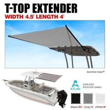 Oceansouth T-Top Extender Gray / shaded area up to 5' / Width 4.5' x  Length 4'