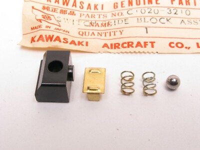 OEM Kawasaki 46045-004 Right Hand Switch Slide Block Assy NOS NEW