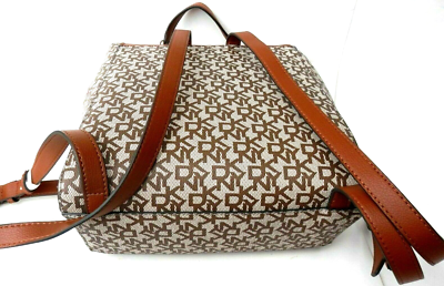 dkny backpack brown