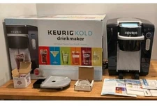 Keurig Kold Drinkmaker - #G360 Black 2227 With Glasses NEW IN OPEN BOX  