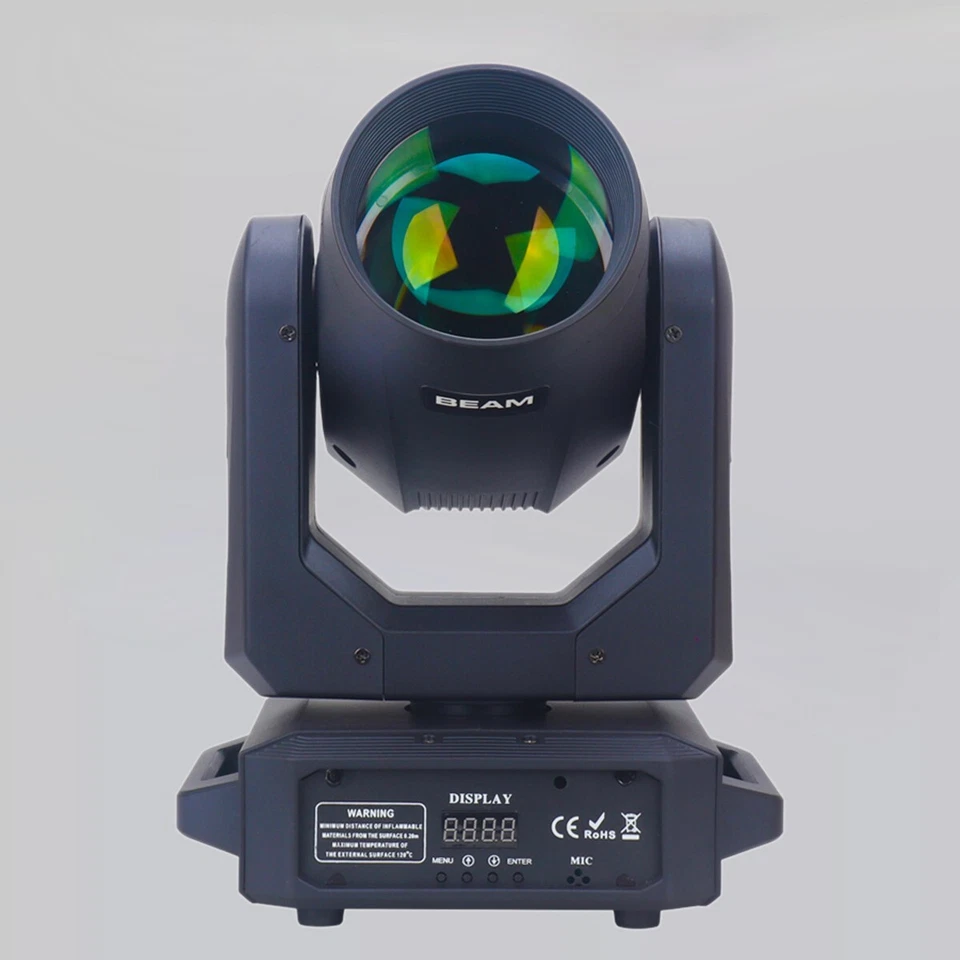 200W LED Moving Head Beam/Spot Light 6+12 Prisms DMX512 DJ Stage Disco Bar - Image 2 of 4