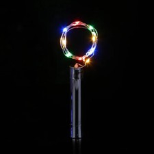 1X 10X 2m Flaschenkorken LED Lichterkette Streifen Fee Girlande Outdoor Batterie
