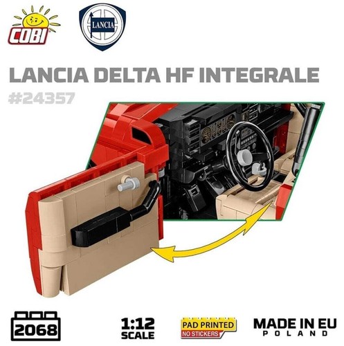 Cobi Lancia Delta HF Intg. Backstein Modellauto - COBI 24357 - 2068 Bricks - Bild 10 von 12