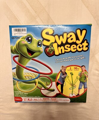 Sway Insect Interactive & Family Worm Hoop Rings Game Indoor Play NEU
