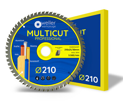 MULTICUT Sägeblatt 210x30 für Einhell RT-TS 1221 TC-SM 2131 TC-TS 1200 TE-MS 18