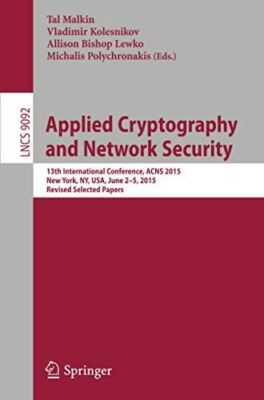 Applied Cryptography and Network Security: 13th International
