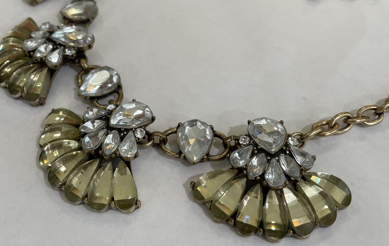 Natasha Multi-Stone Statement Collar Necklace Ele… - image 4