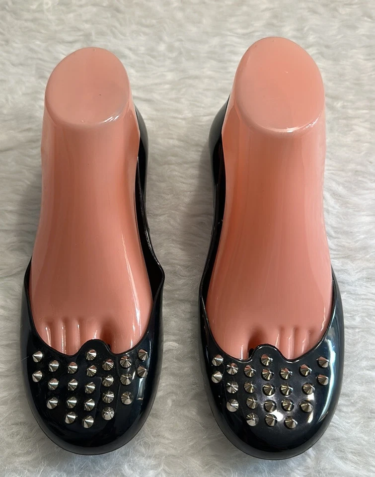 Furla  Black Ballet Flats  Womens  38 Made in Italy - Image 3 of 4