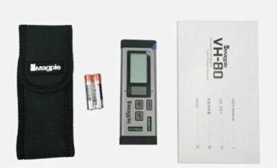 Magpie VH-80, Le Premier Outil de Mesure Laser Double - Telemetre Laser 80m/262pieds avec Connexion Bluetooth, Outil de Mesure et de Niveau Laser Double pour des Résultats Rapides et Précis