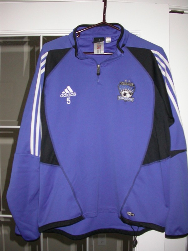 San Jose Earthquakes 2005 Cochrane Game-Used/Worn MLS Adidas Training Suit, COA