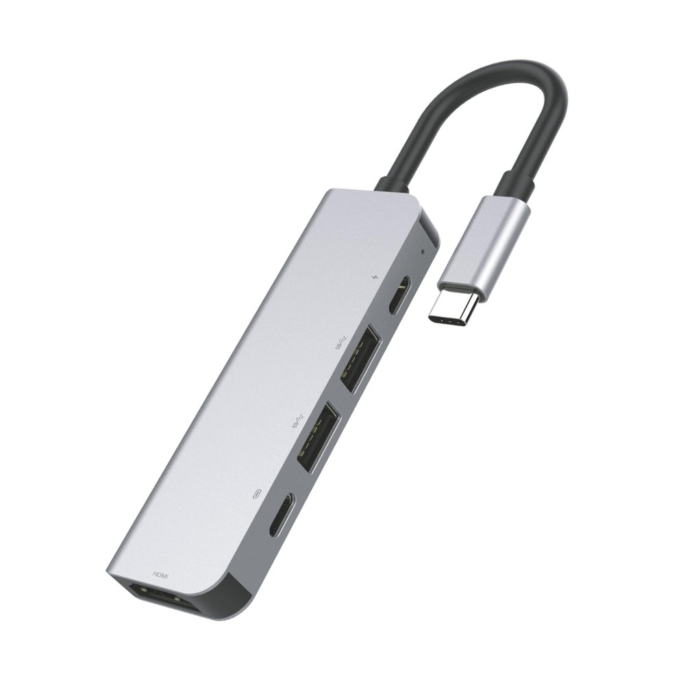 5-in-1 USB C Hub High-Speed Adapter for Laptop & 4K