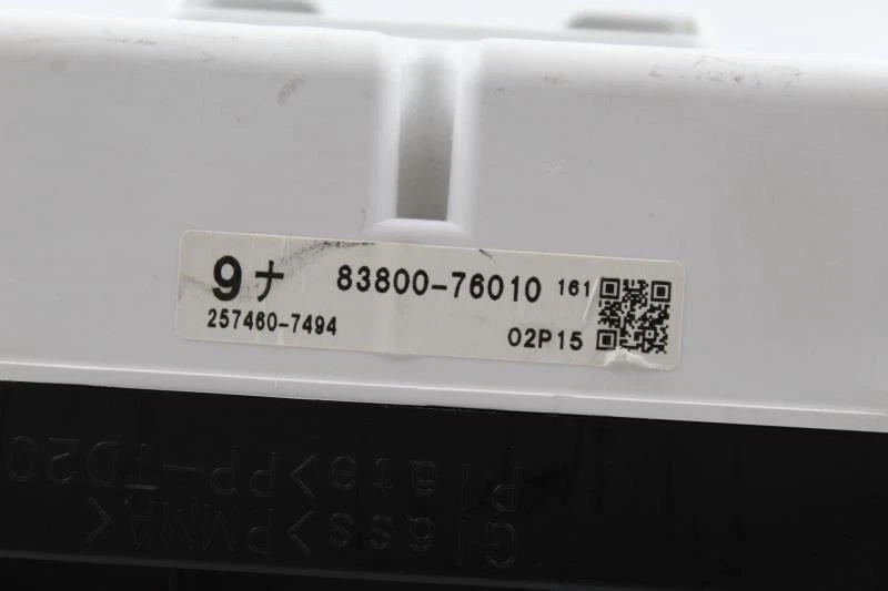 Grupo de velocímetro MPH compatible con Lexus CT200H 2011-2012 OEM #19537 Foto 4 de 4